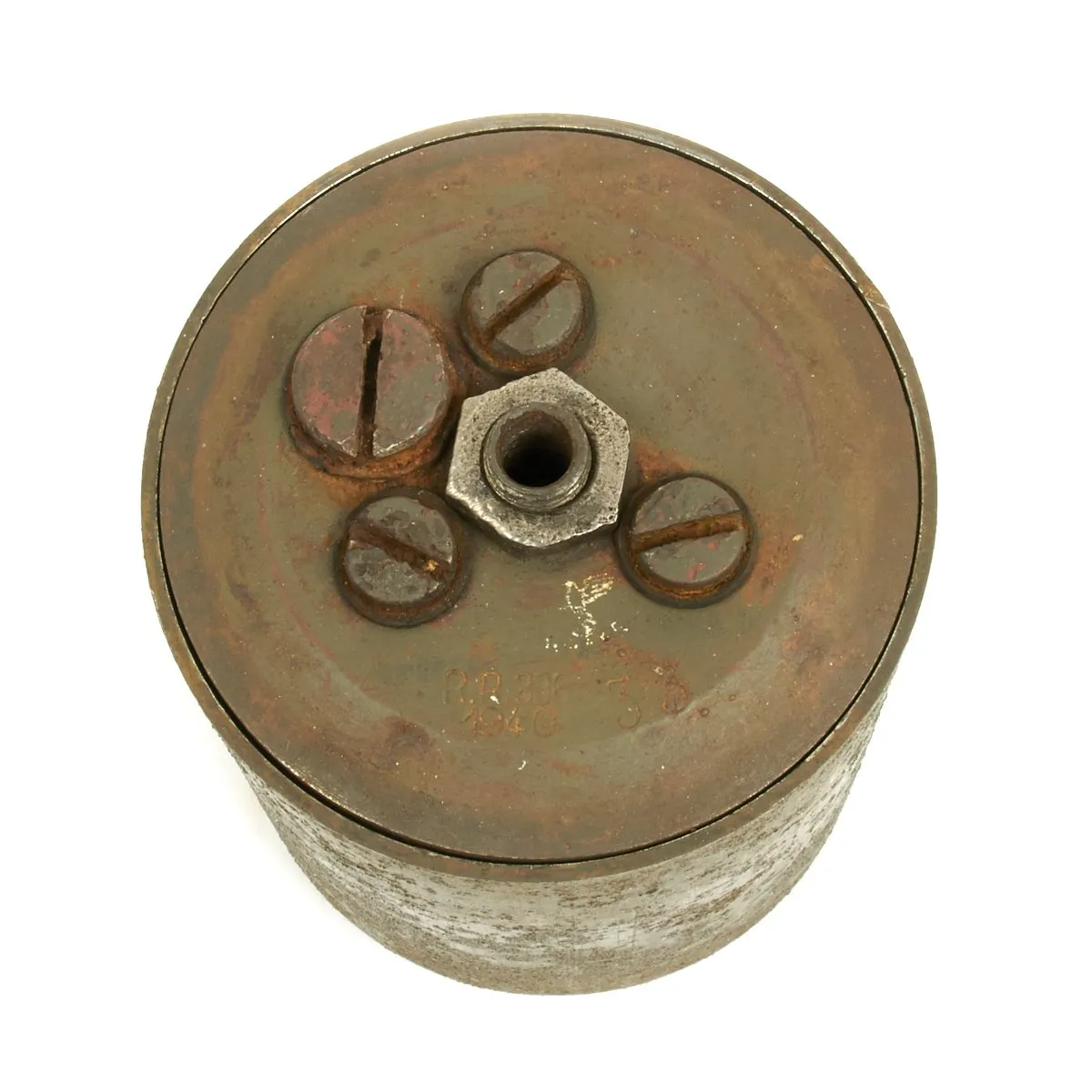 Original WWII German 1940 dated Bouncing Betty S-Mine by Richard Rinker