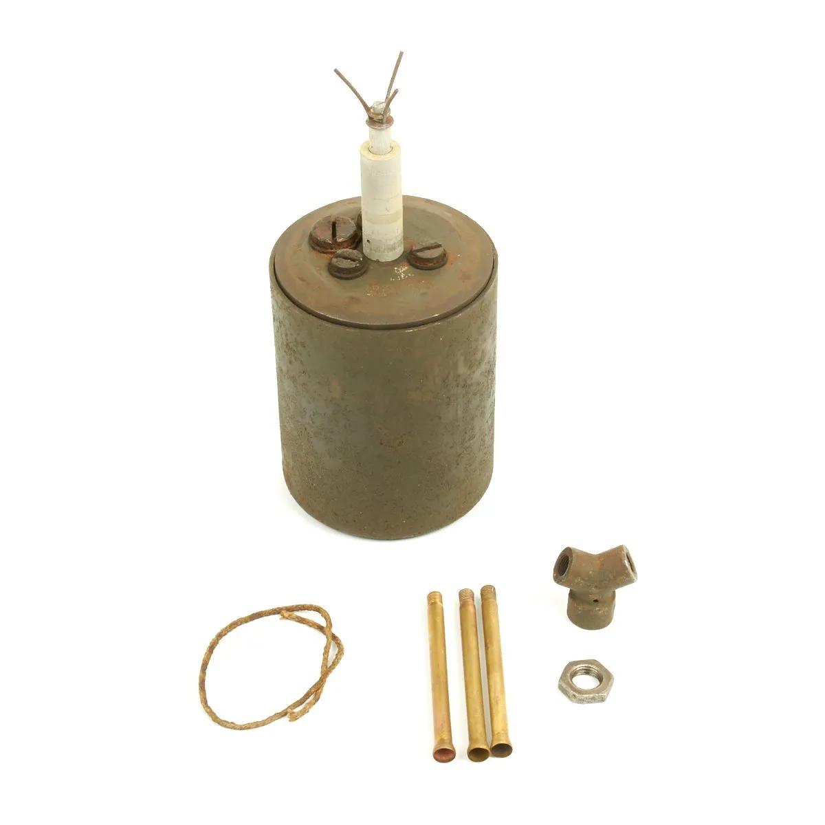 Original WWII German 1940 dated Bouncing Betty S-Mine by Richard Rinker