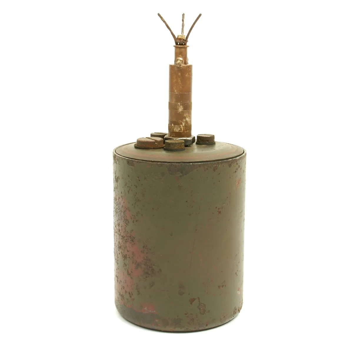 Original WWII German 1940 dated Bouncing Betty S-Mine - Maker Marked