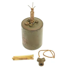 Original WWII German 1940 dated Bouncing Betty S-Mine - Maker Marked
