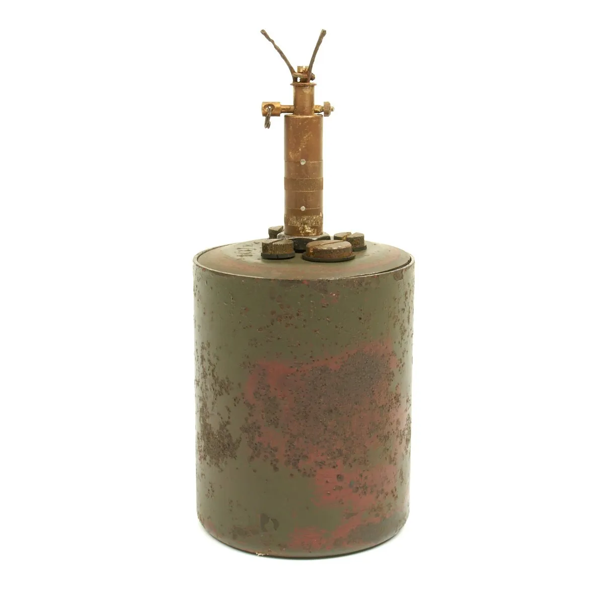 Original WWII German 1940 dated Bouncing Betty S-Mine - Maker Marked