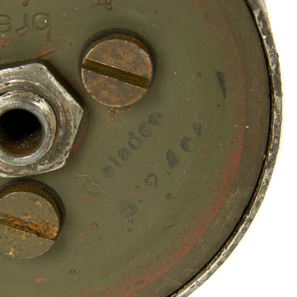 Original WWII German 1940 dated Bouncing Betty S-Mine - Maker Marked