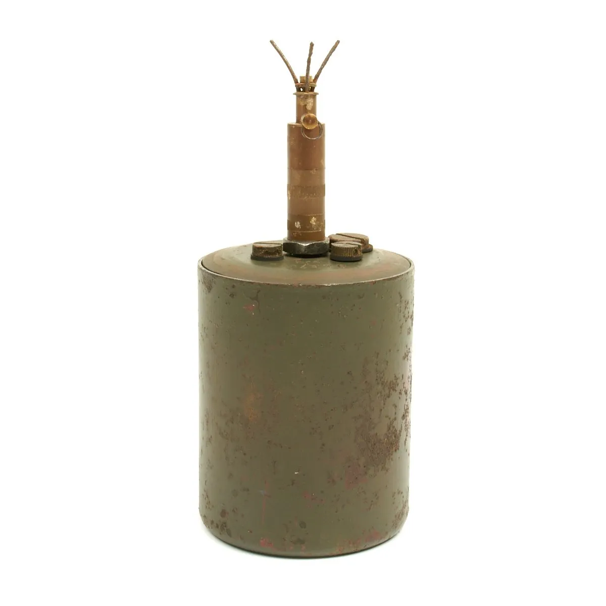 Original WWII German 1940 dated Bouncing Betty S-Mine - Maker Marked