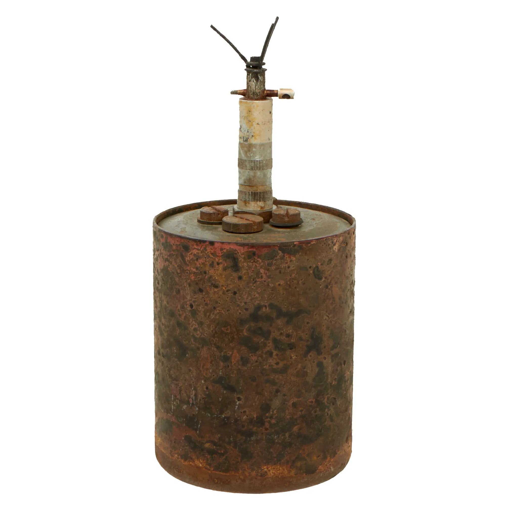 Original WWII German 1940 dated Bouncing Betty S-Mine with Pressure Fuse