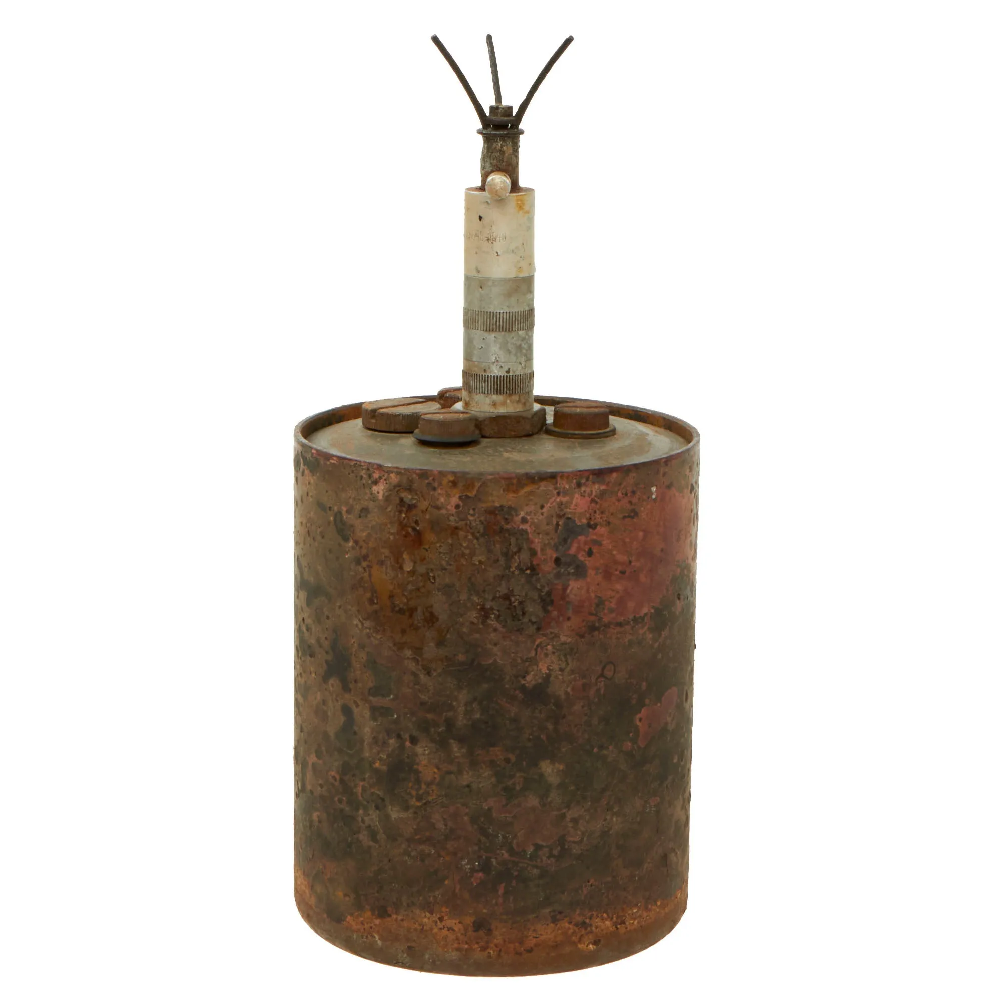 Original WWII German 1940 dated Bouncing Betty S-Mine with Pressure Fuse