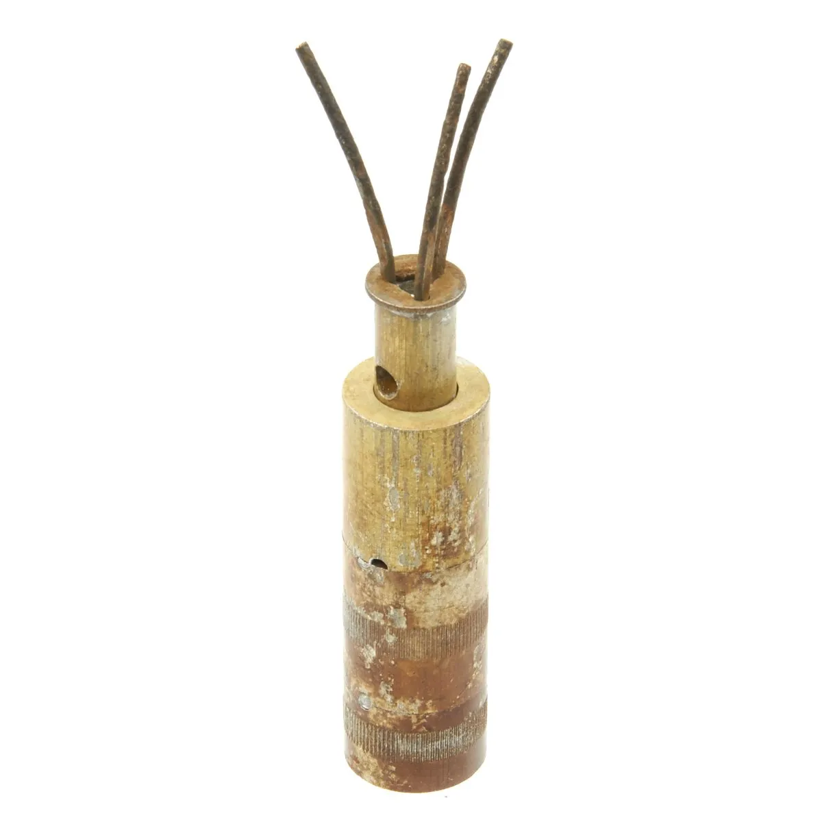 Original WWII German 1940-dated Bouncing Betty S-Mine with Shrapnel and Mock Explosive