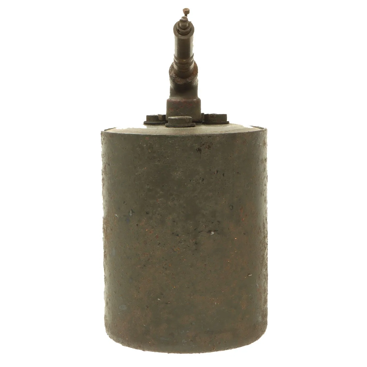 Original WWII German 1940 dated Bouncing Betty S-Mine with Shrapnel and Mock Explosive