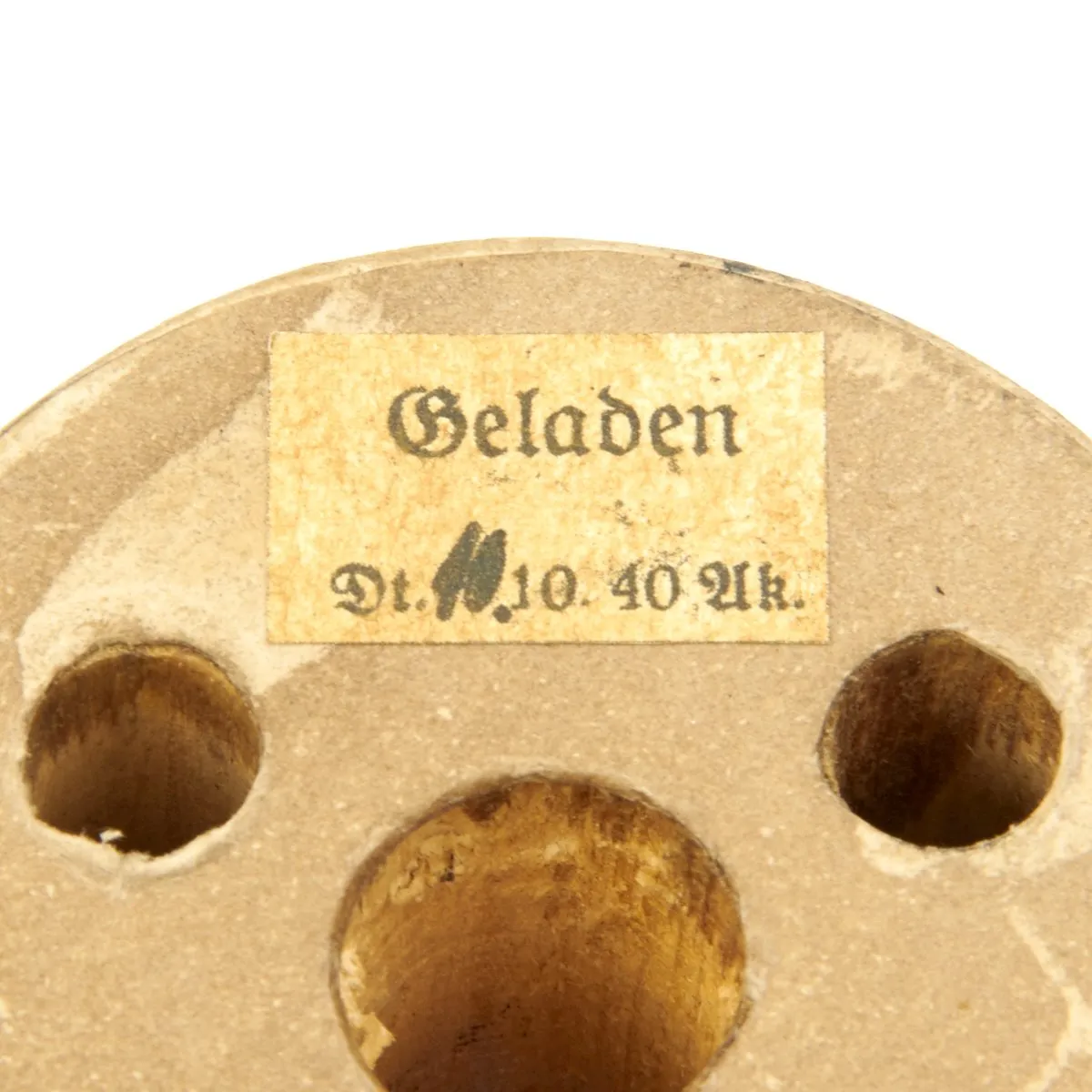 Original WWII German 1940-dated Bouncing Betty S-Mine with Shrapnel and Mock Explosive