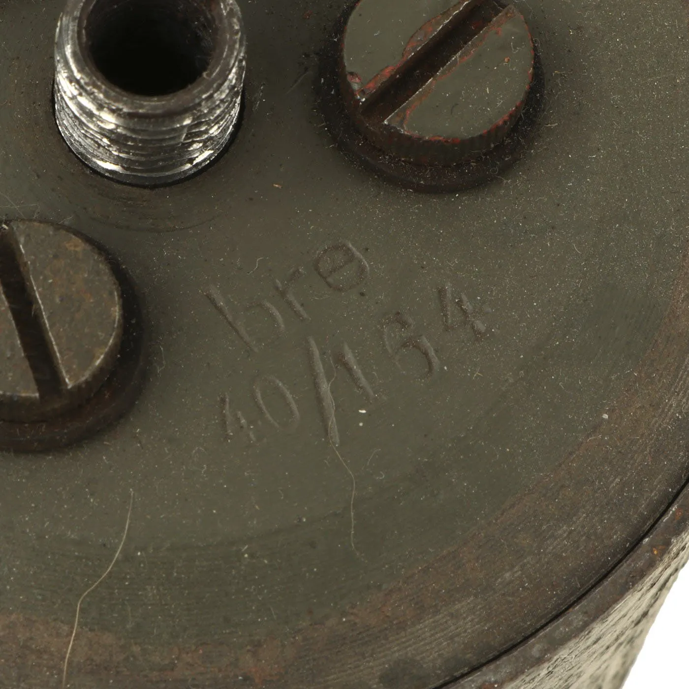 Original WWII German 1940 dated Bouncing Betty S-Mine with Shrapnel and Mock Explosive