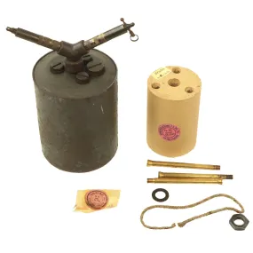 Original WWII German 1940 dated Bouncing Betty S-Mine with Shrapnel and Mock Explosive
