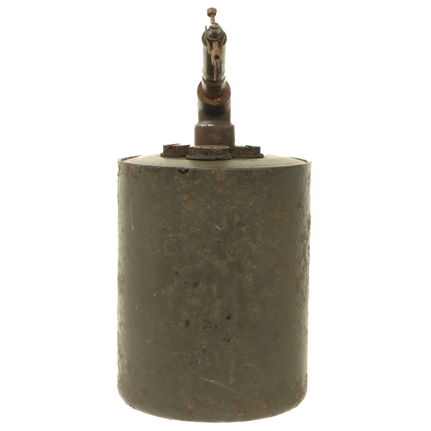 Original WWII German 1940 dated Bouncing Betty S-Mine with Shrapnel and Mock Explosive