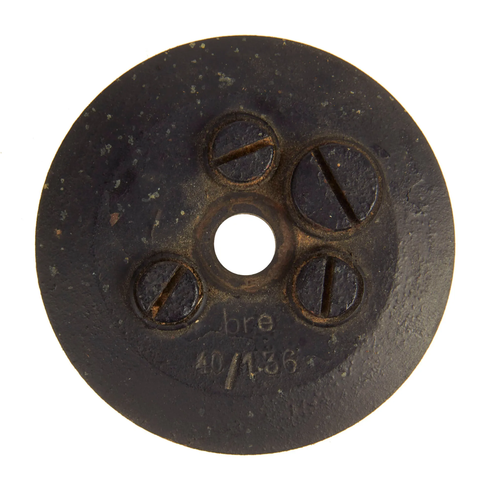 Original WWII German 1940 dated Bouncing Betty S-Mine with Shrapnel and Pressure Fuse