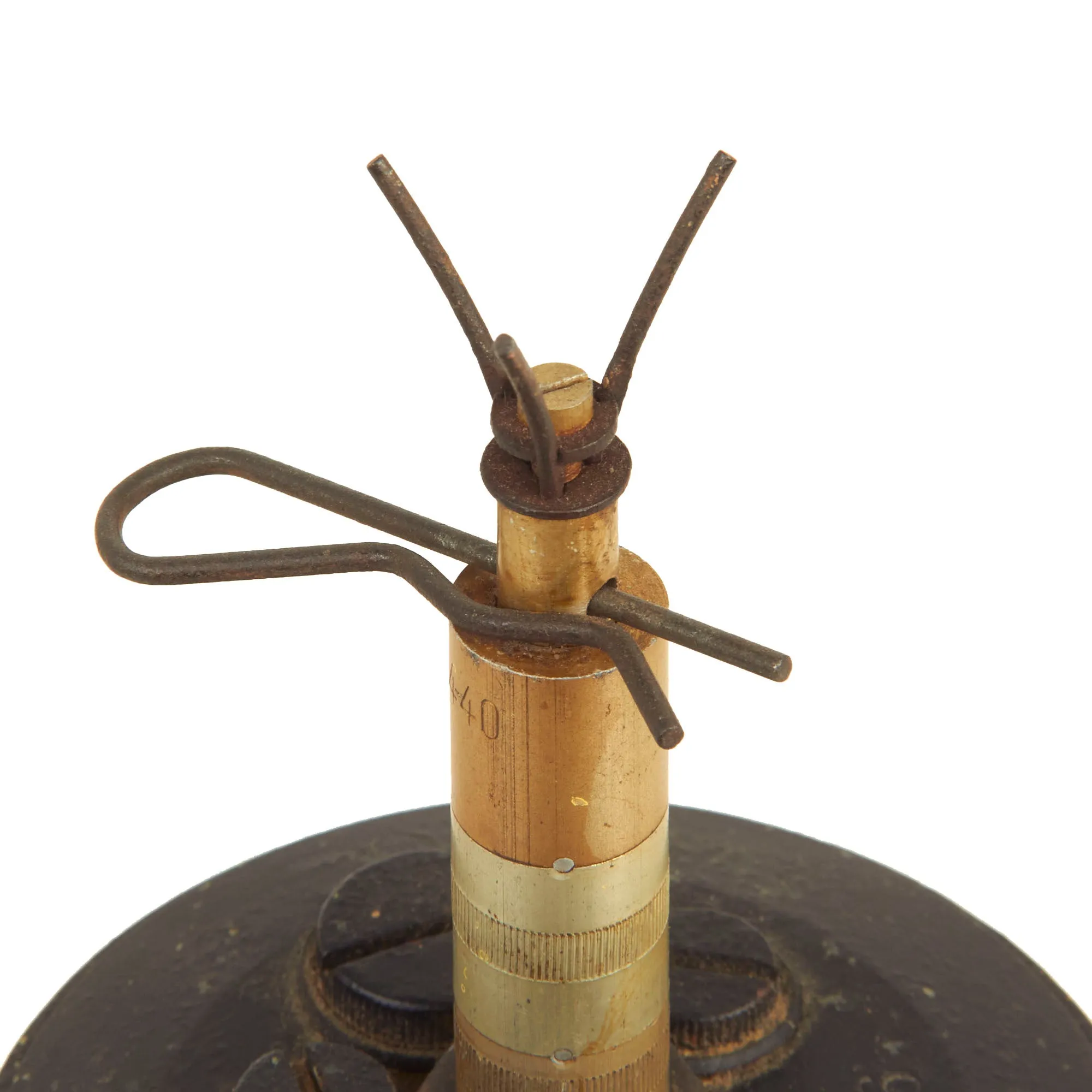Original WWII German 1940 dated Bouncing Betty S-Mine with Shrapnel and Pressure Fuse