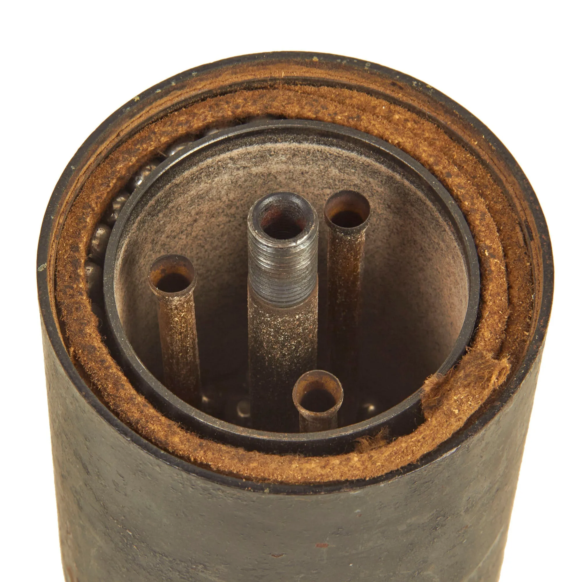 Original WWII German 1940 dated Bouncing Betty S-Mine with Shrapnel and Pressure Fuse