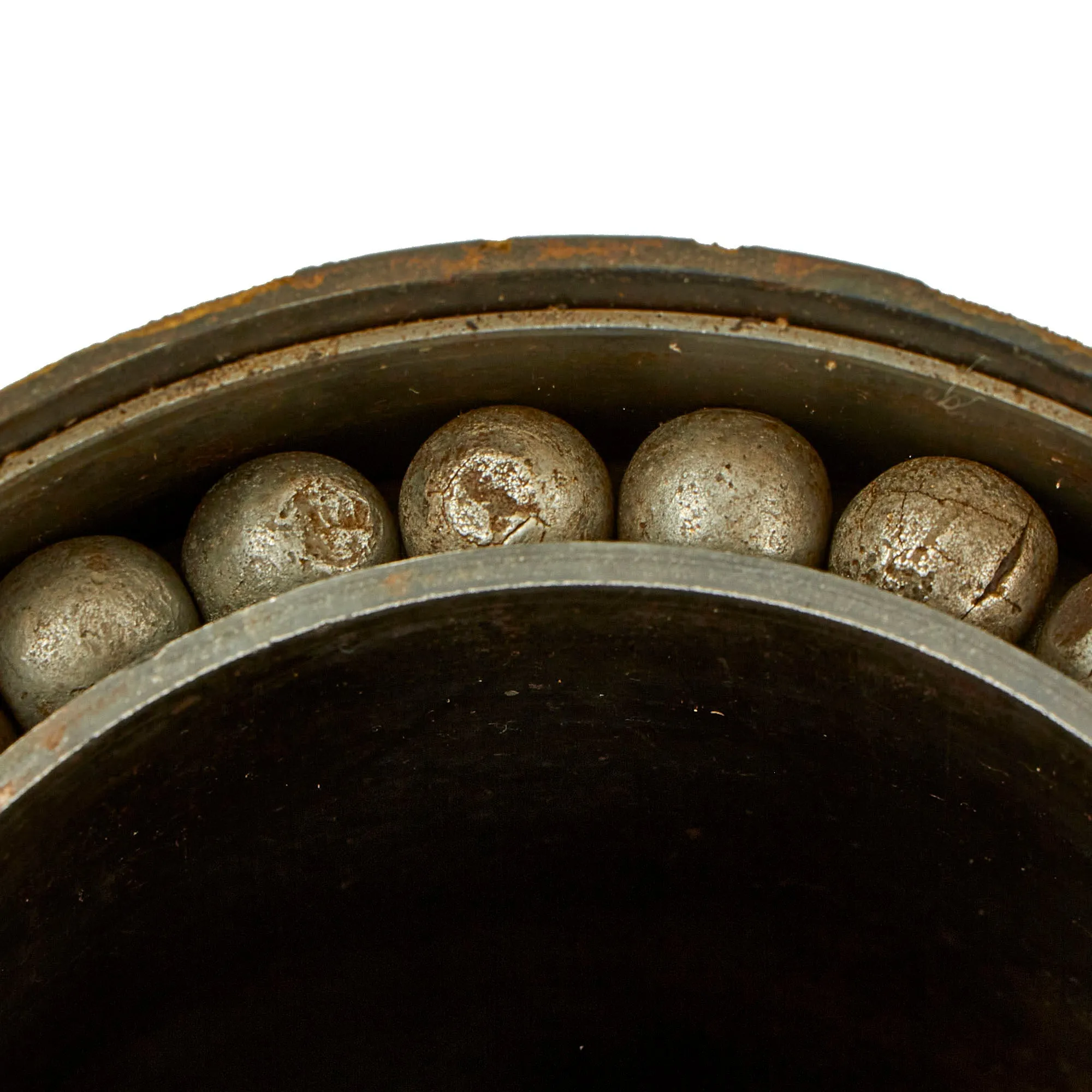 Original WWII German 1940 dated Bouncing Betty S-Mine with Shrapnel, Pressure Fuse and Pressure 35 Fuse