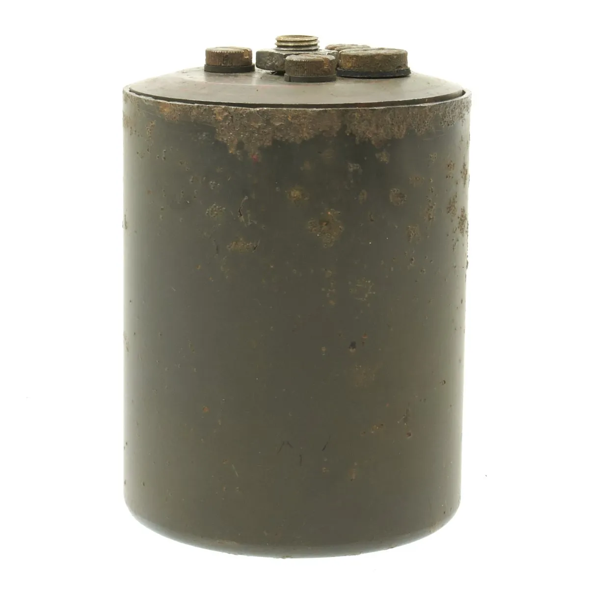 Original WWII German 1941-dated Bouncing Betty S-Mine with Shrapnel and Mock Explosive - Maker Marked
