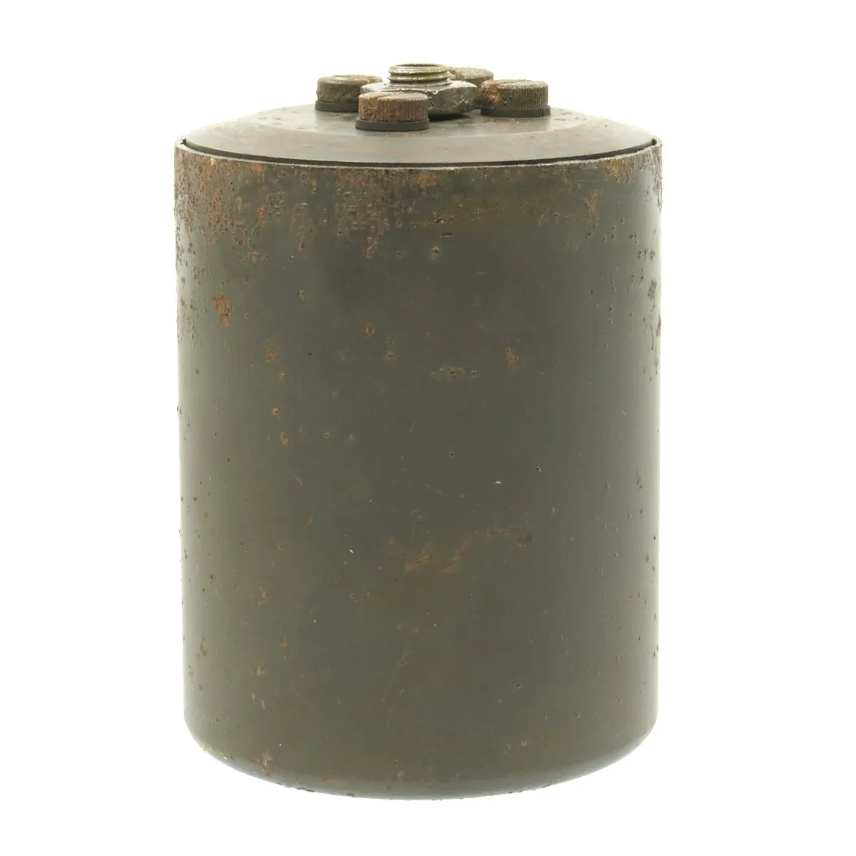Original WWII German 1941-dated Bouncing Betty S-Mine with Shrapnel and Mock Explosive - Maker Marked