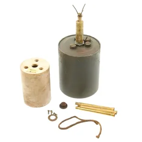 Original WWII German 1941-dated Bouncing Betty S-Mine with Shrapnel and Mock Explosive - Maker Marked