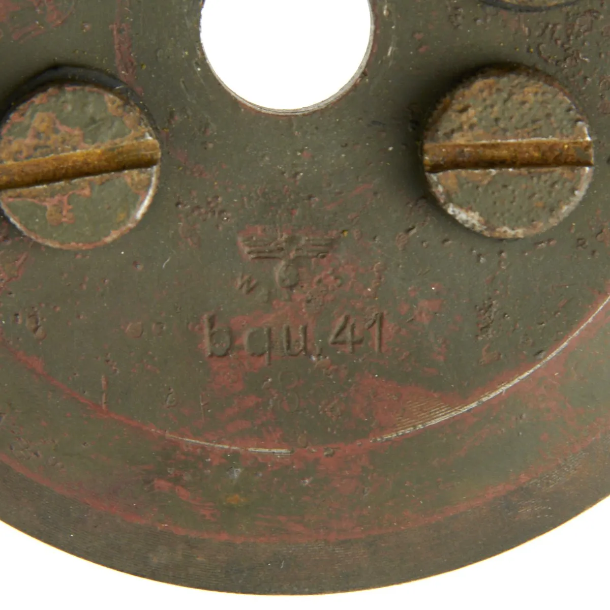 Original WWII German 1941-dated Bouncing Betty S-Mine with Shrapnel and Mock Explosive - Maker Marked