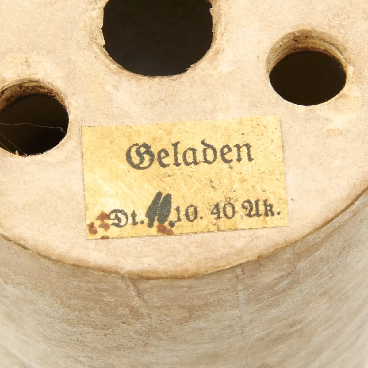 Original WWII German 1941-dated Bouncing Betty S-Mine with Shrapnel and Mock Explosive - Maker Marked
