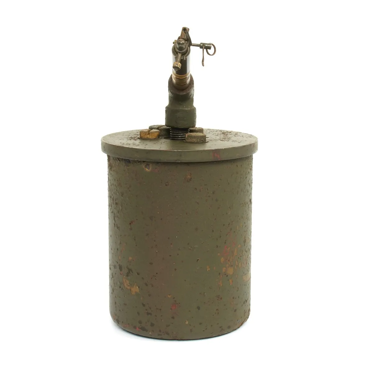 Original WWII German 1941-dated Bouncing Betty S-Mine with Shrapnel - Maker marked