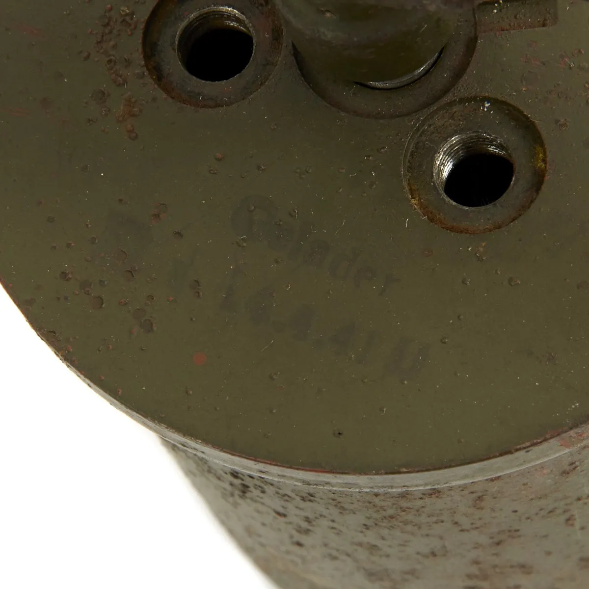 Original WWII German 1941-dated Bouncing Betty S-Mine with Shrapnel - Maker marked