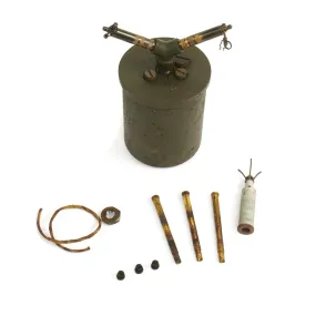 Original WWII German 1941-dated Bouncing Betty S-Mine with Shrapnel - Maker marked