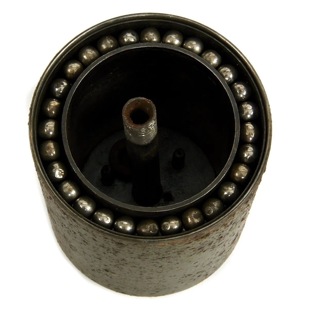 Original WWII German 1941-dated Bouncing Betty S-Mine with Shrapnel - Maker marked