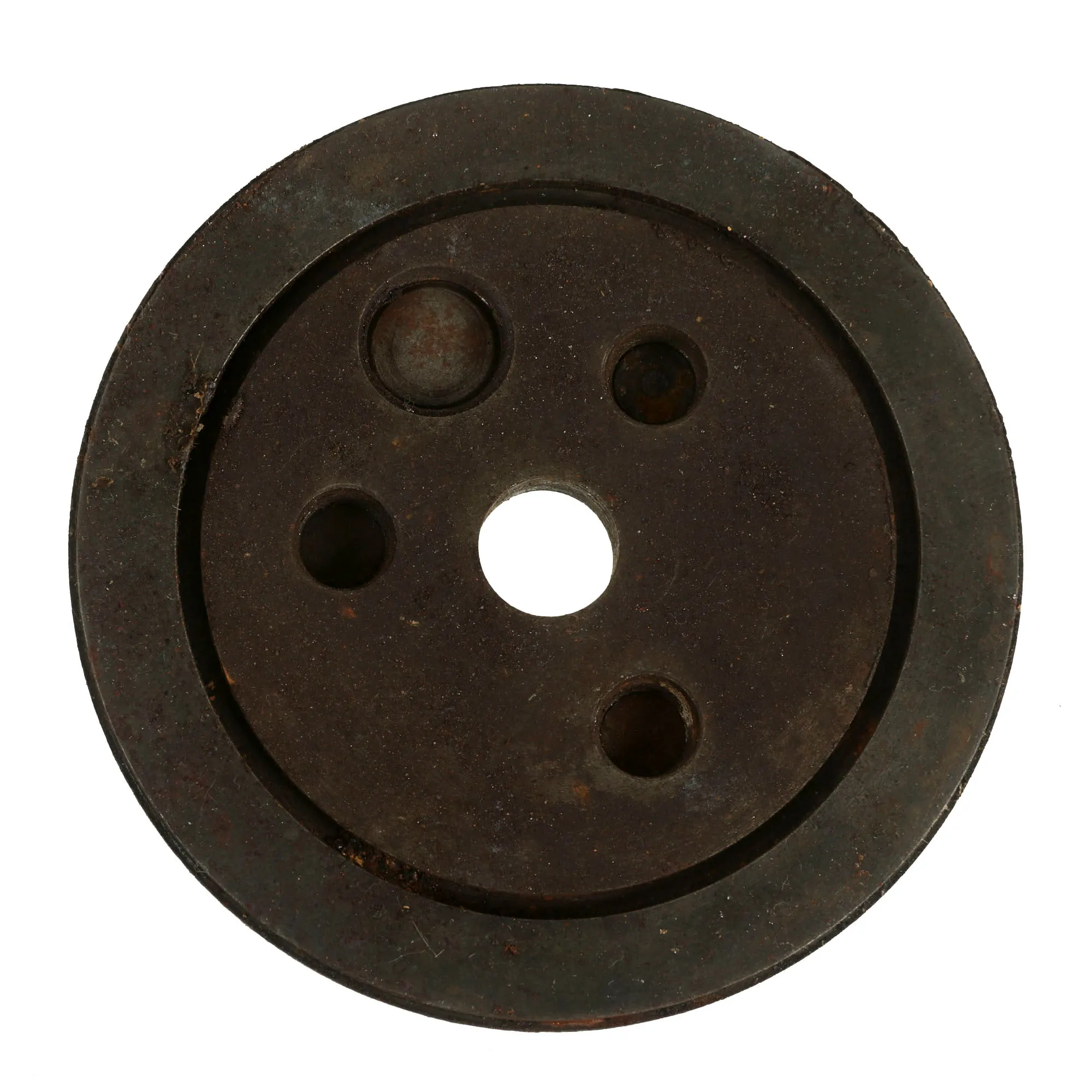 Original WWII German 1942 dated Bouncing Betty S-Mine with Shrapnel and M39 Egg Grenade Pull (B.Z.E.) Fuze - Inert
