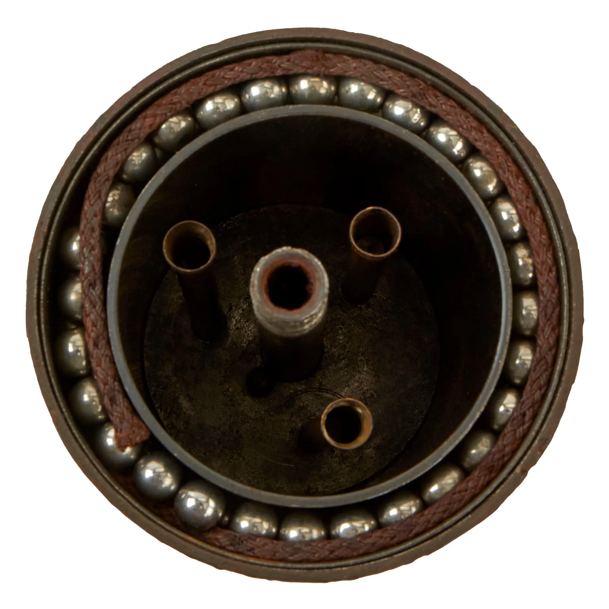 Original WWII German 1942 Dated Inert Bouncing Betty S-Mine with Pressure Fuse by Theodor Wuppermann GmbH