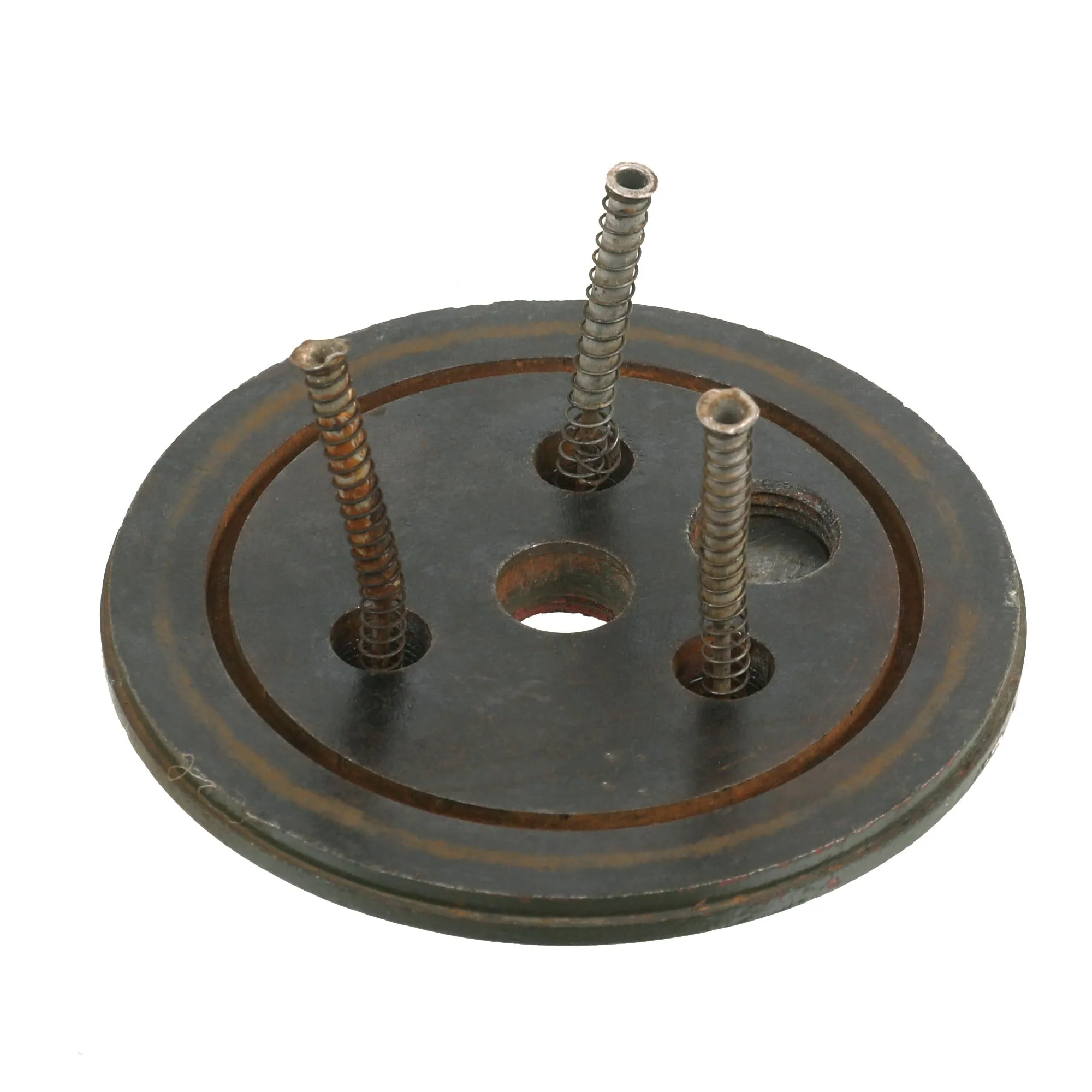Original WWII German 1943 Dated Inert Bouncing Betty S-Mine with Pressure Fuse by Schaltbau GmbH & Deutsche Armaturenfabrik Leipzig