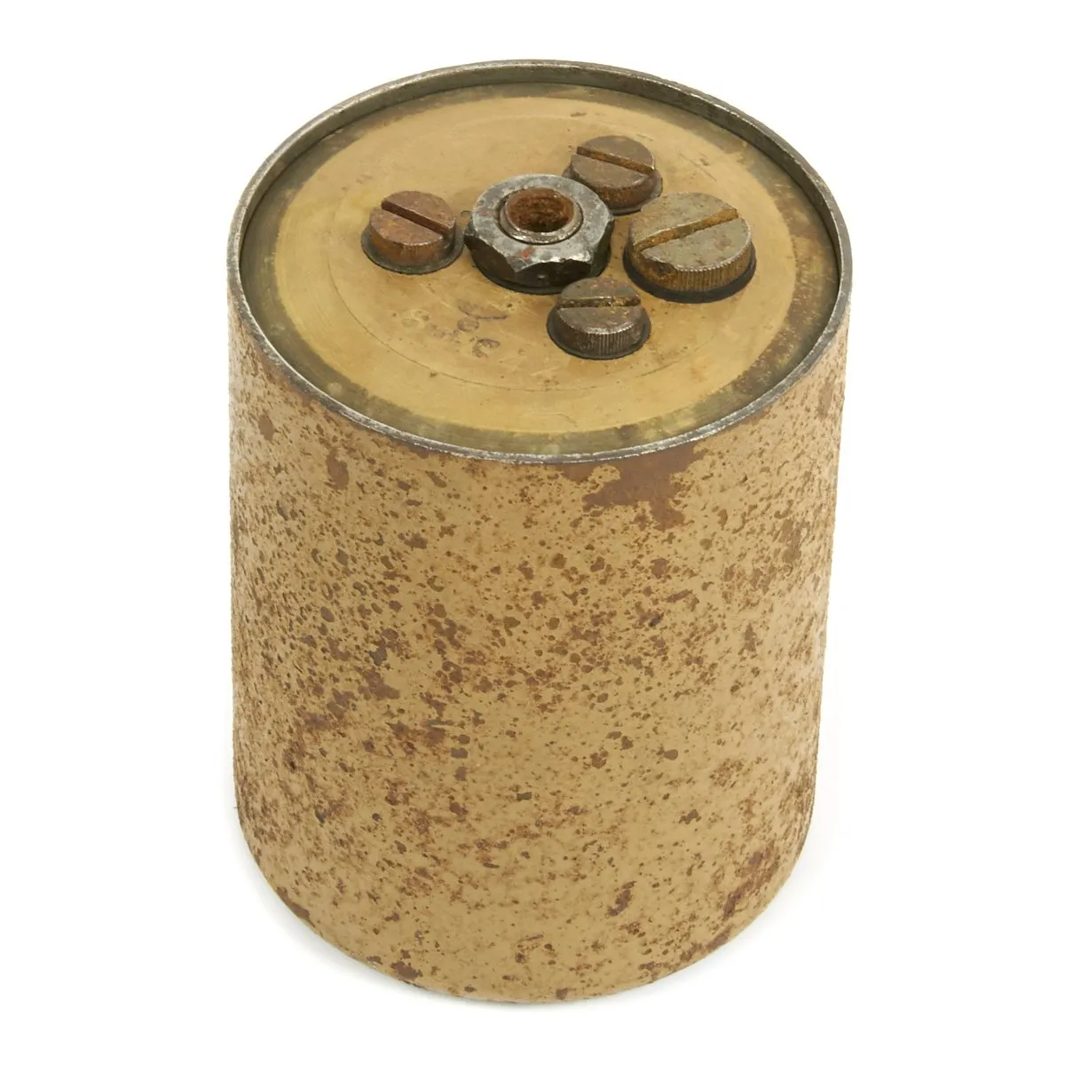 Original WWII German 1944 dated Bouncing Betty S-Mine by Fr. Weber & Co