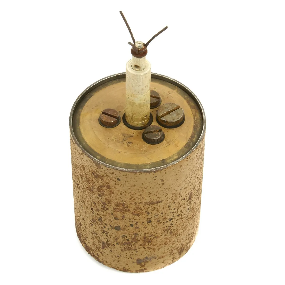 Original WWII German 1944 dated Bouncing Betty S-Mine by Fr. Weber & Co