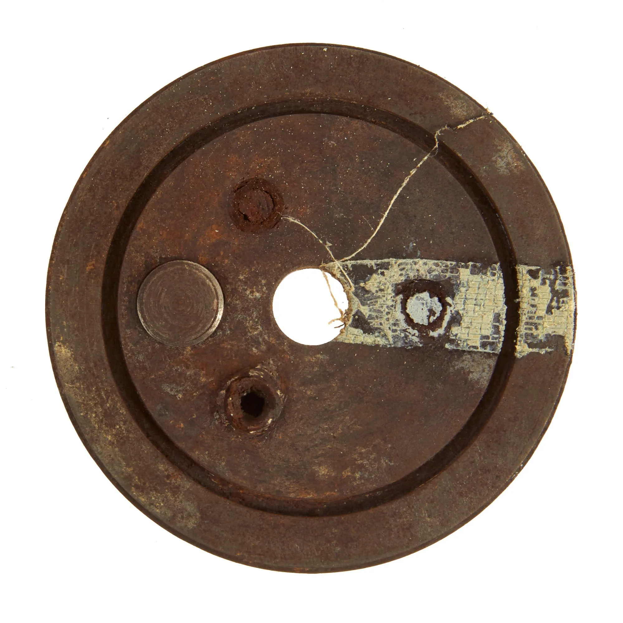 Original WWII German Bouncing Betty S-Mine with Original Shrapnel and 1940 Dated Pressure Fuse