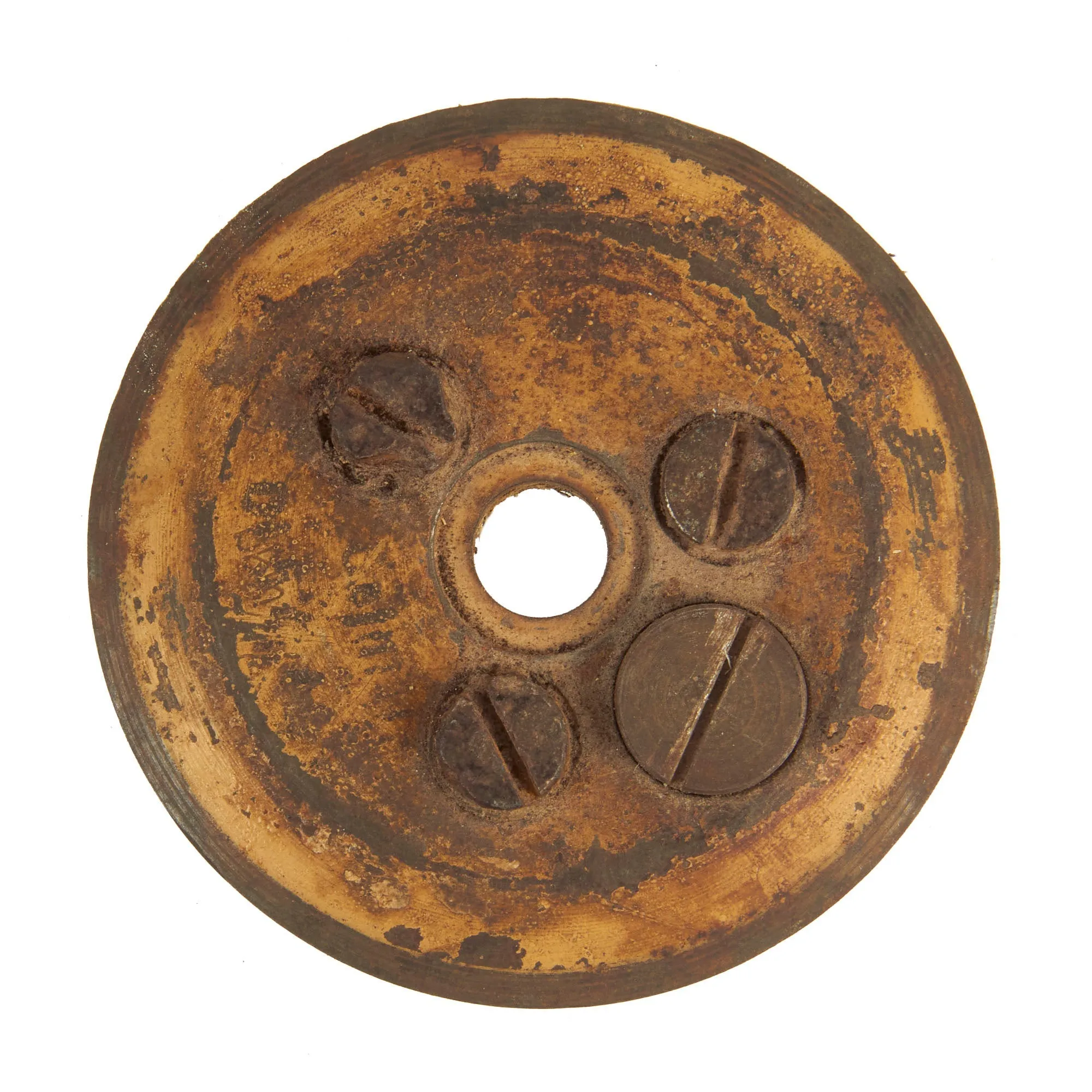 Original WWII German Bouncing Betty S-Mine with Original Shrapnel and 1940 Dated Pressure Fuse