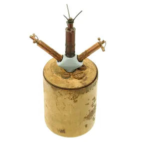 Original WWII German Bouncing Betty S-Mine with Rare Triple Fuse Elbow