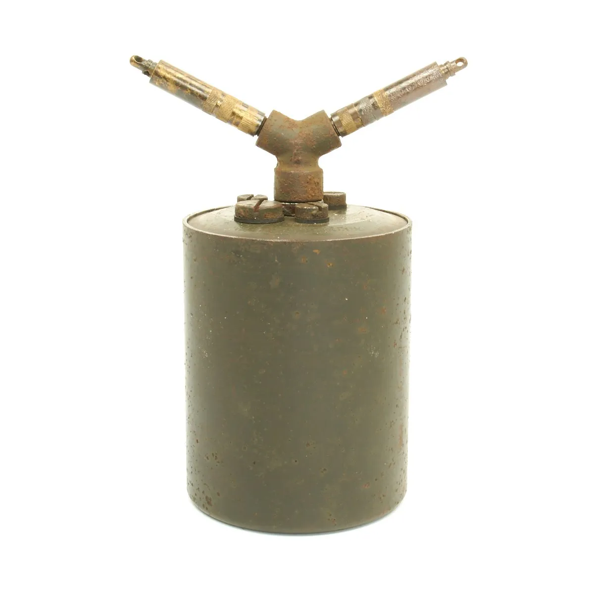 Original WWII German Bouncing Betty S-Mine with Shrapnel - 1939 Dated