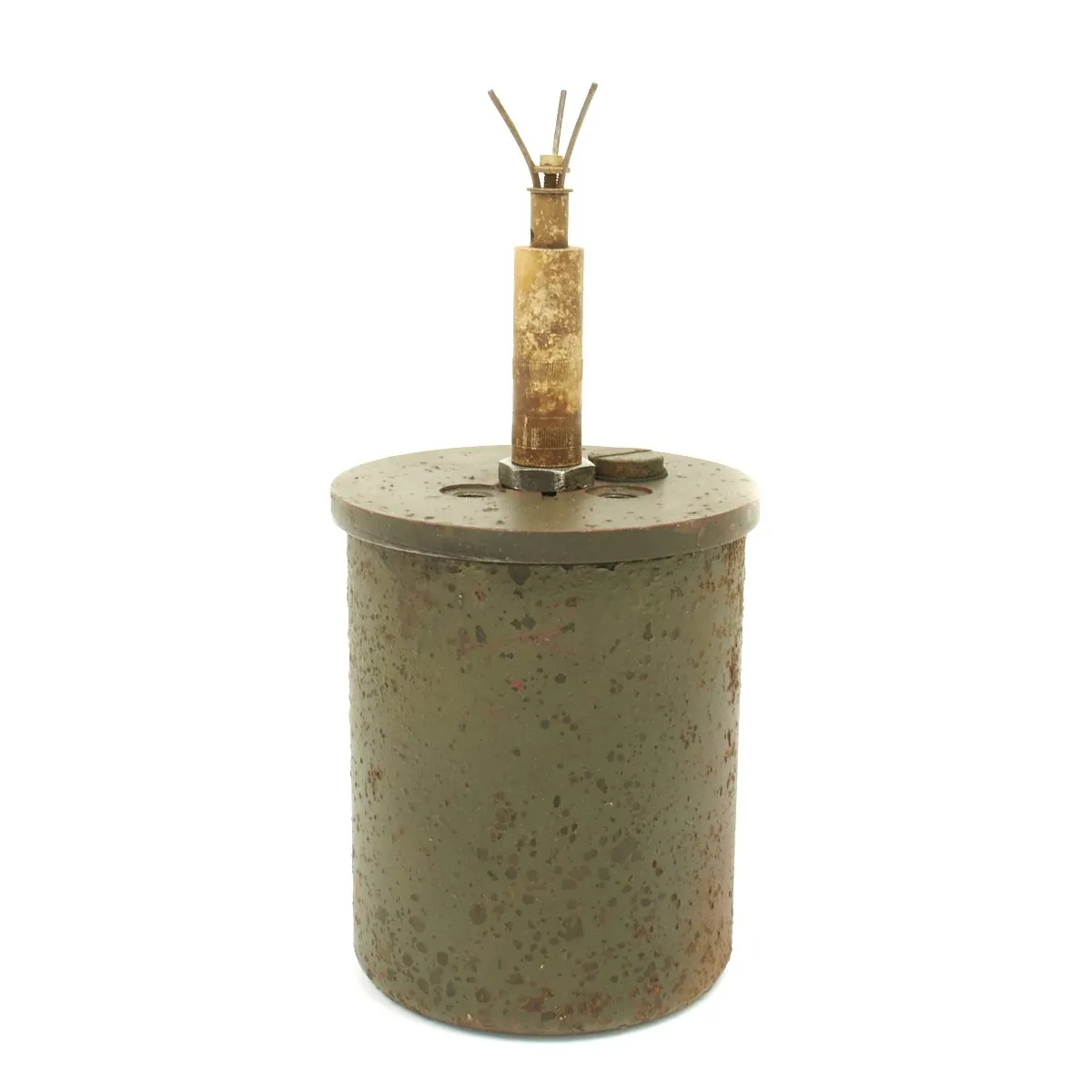 Original WWII German Bouncing Betty S-Mine with Shrapnel - 1941 Dated