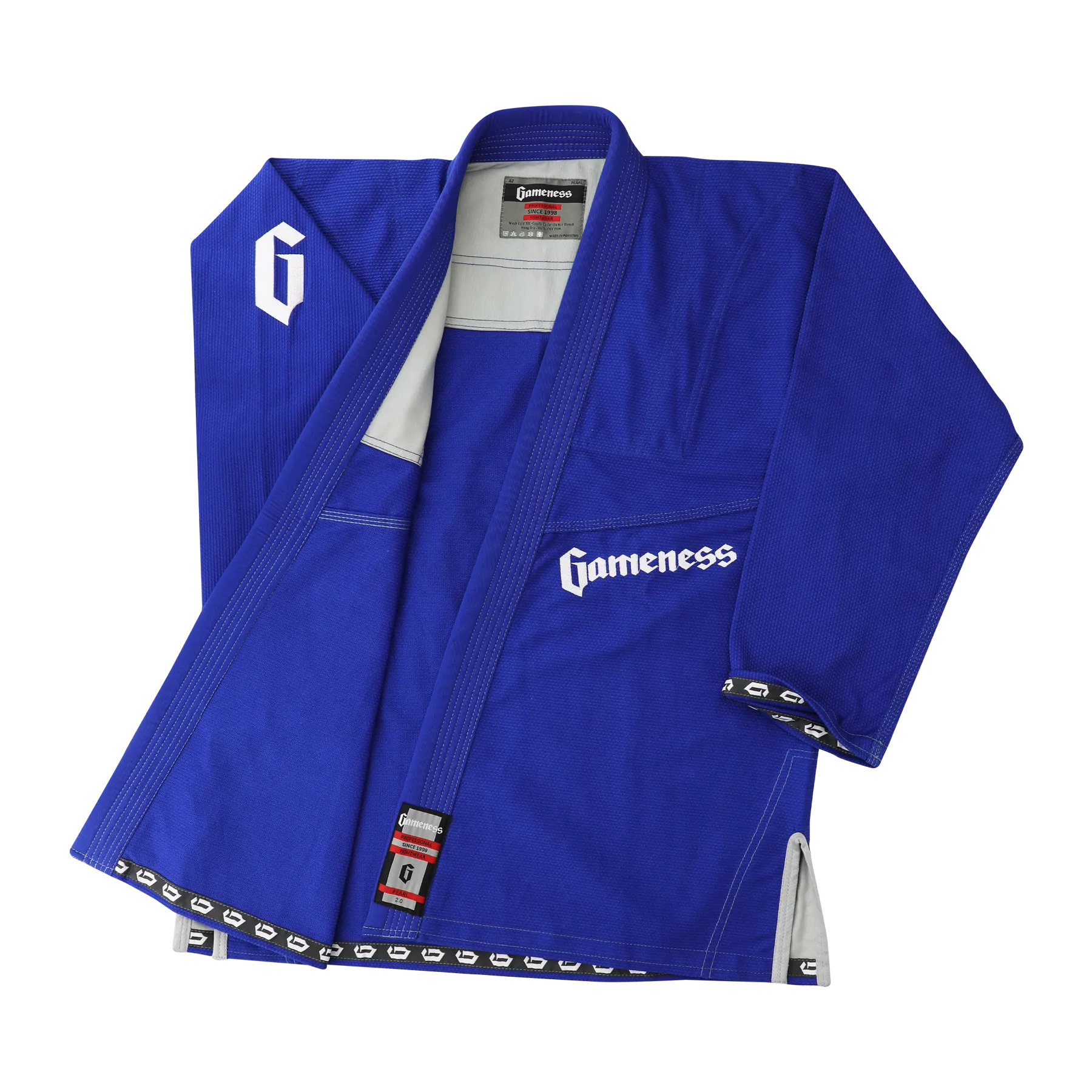 Pearl BJJ Gi 2.0 by Gameness (White, Blue or Black)