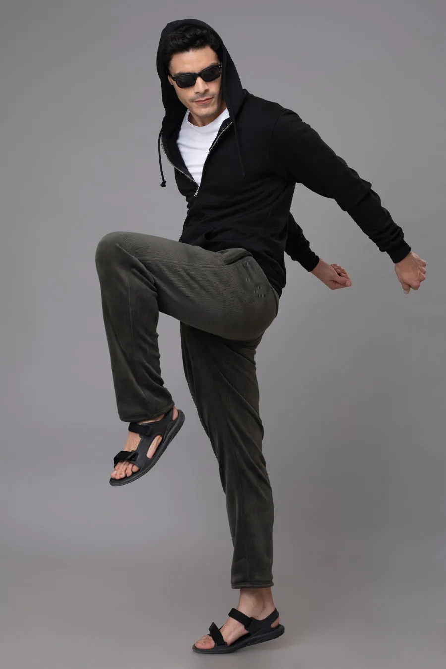 PREMIUM CORDUROY STRAIGHTFIT LOWER -DARK GREEN