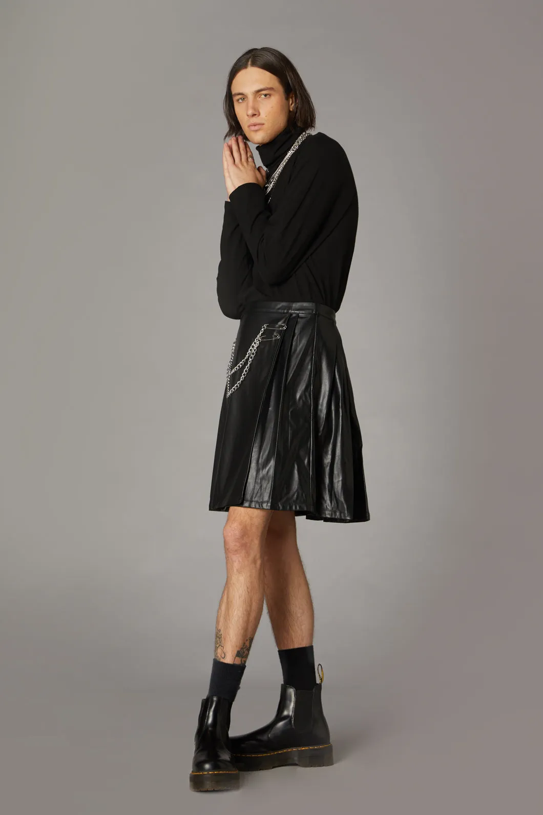 PU Goth Skirt