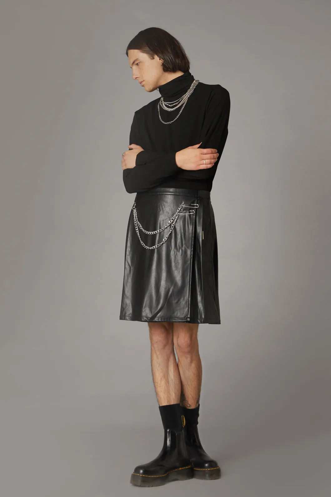 PU Goth Skirt