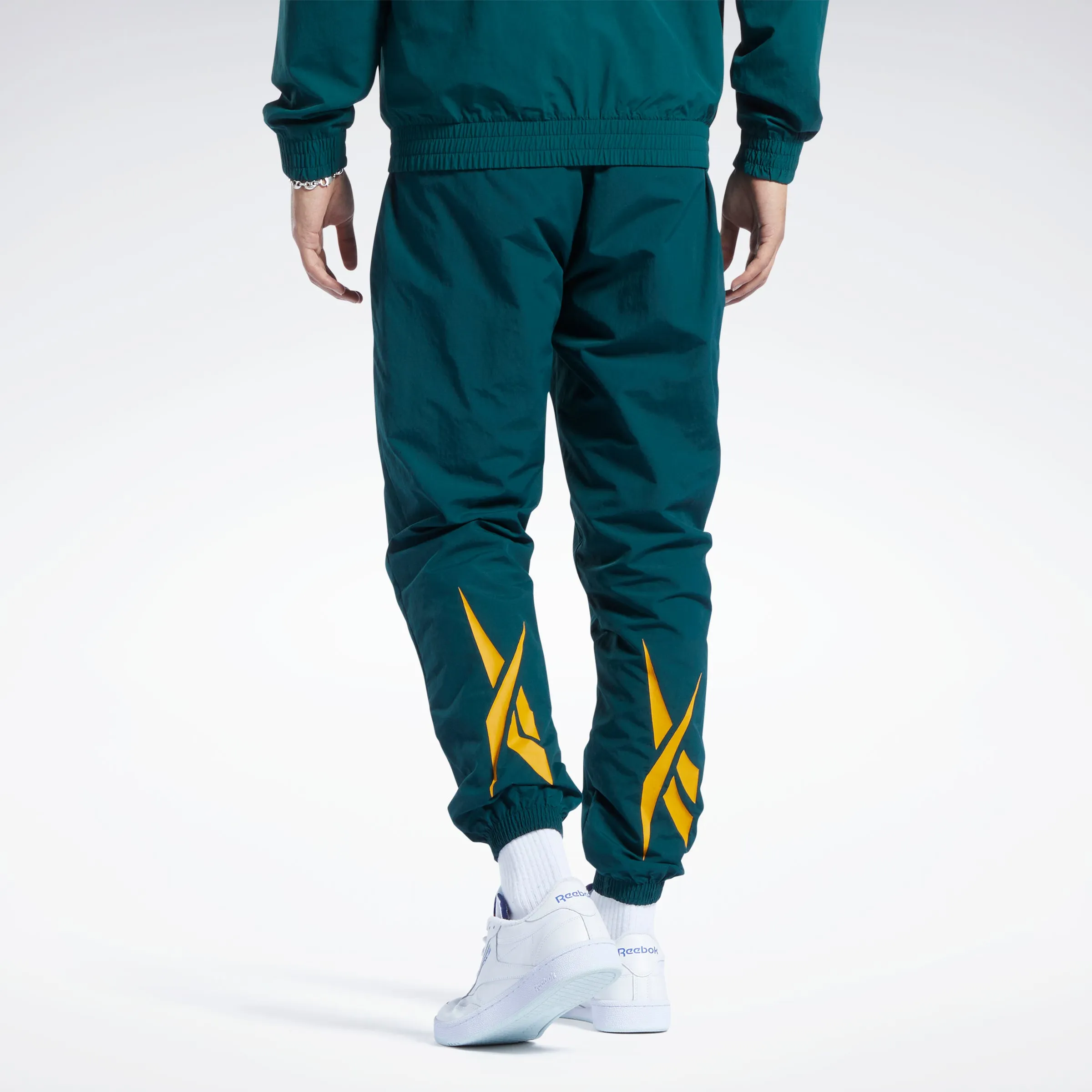 Reebok Apparel Men Classics Vector Tracksuit Bottoms Forest Green