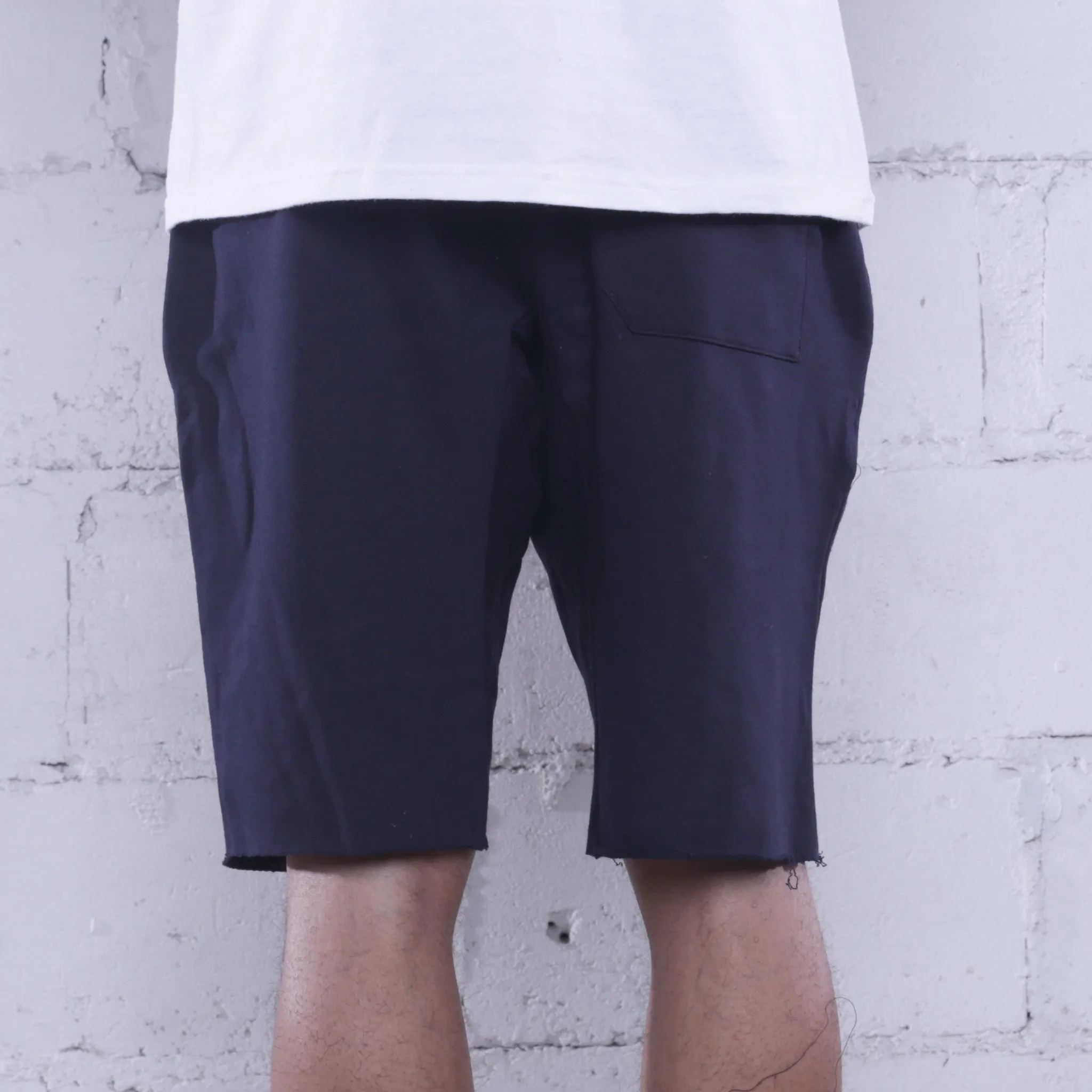Rolee Premium Terry Shorts Navy w/ White