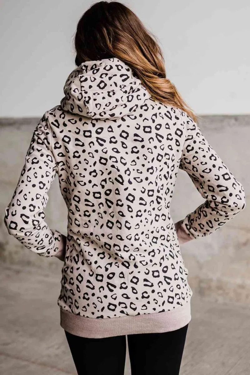 Spot On Leopard Print Hoodie