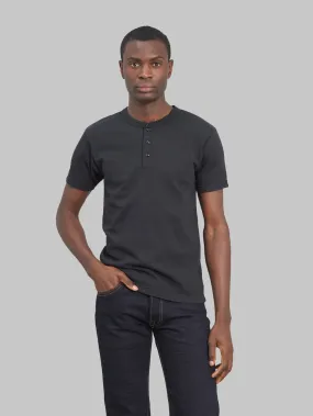 UES Ramayana Henley Neck T-Shirt Black