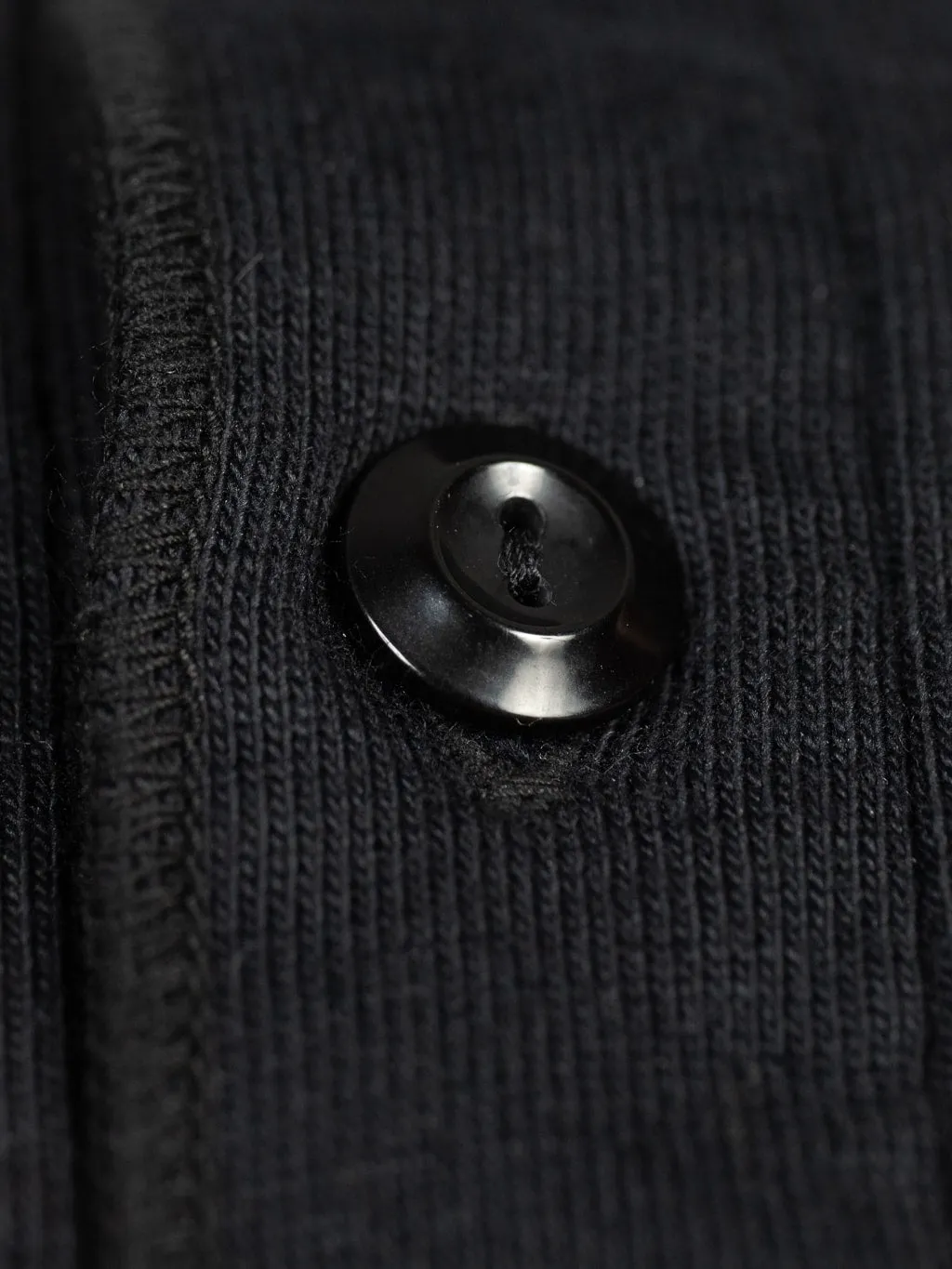 UES Ramayana Henley Neck T-Shirt Black