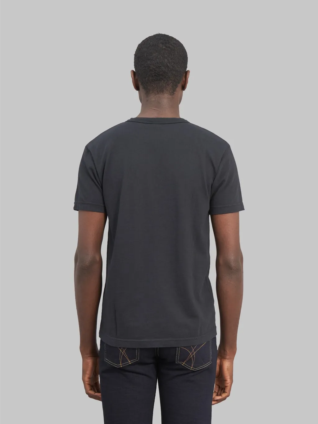 UES Ramayana Henley Neck T-Shirt Black