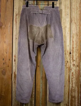 Vintage 30s French Corduroy Work Pants 32x26