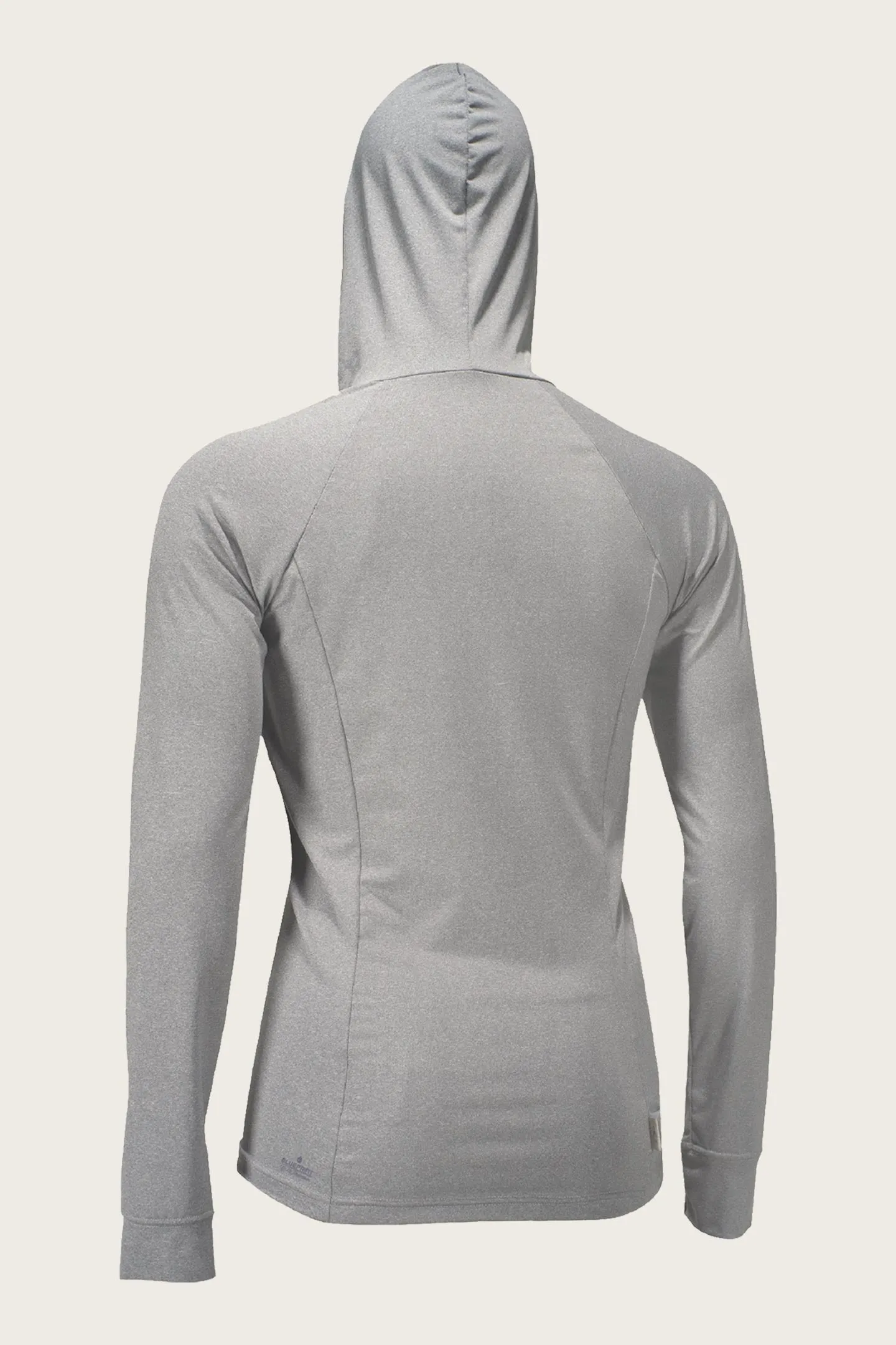 WOMEN'S BLUEPRINT L/S FRONT ZIP SUN HOODIE